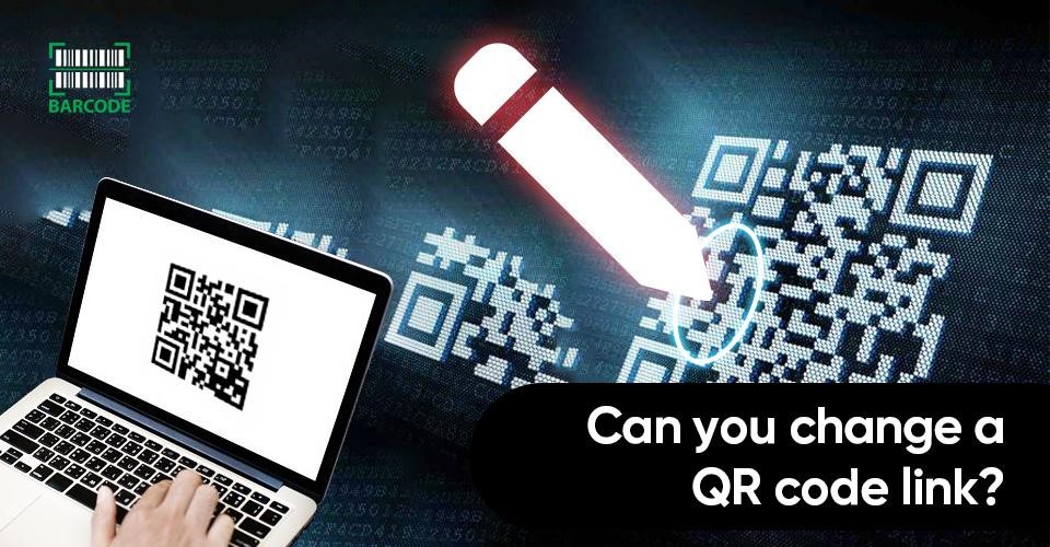 how to change existing qr code link